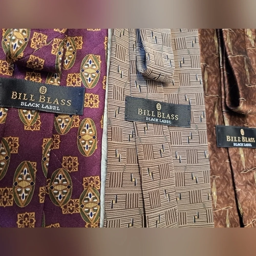 Bill Blass Classic Black Label Ties Bundle 3/$40